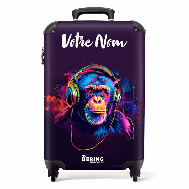 Valise avec nom - Baboon Beats — 1