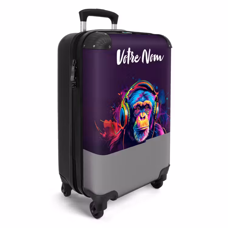 Valise avec nom - Baboon Beats — 2