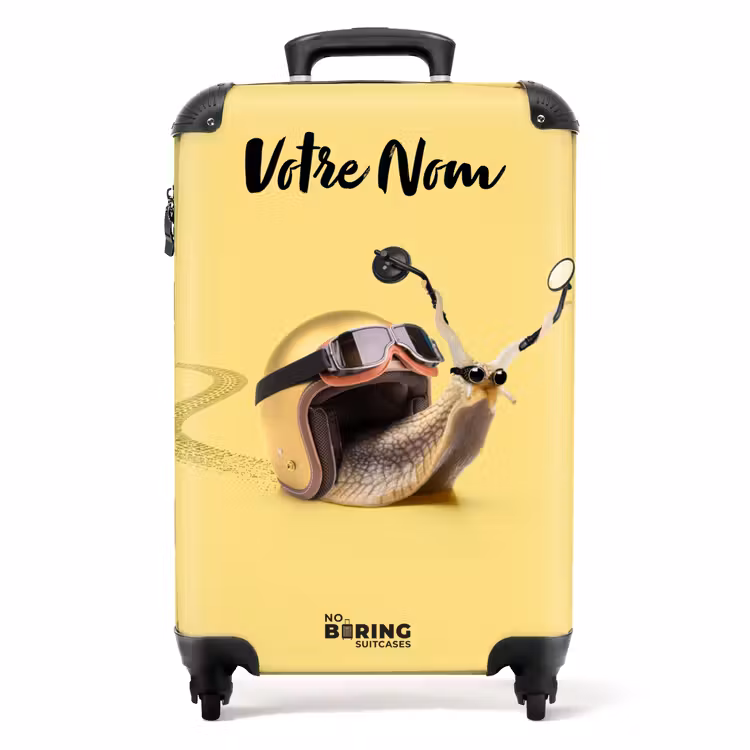Valise avec nom - Escar-Go - Jaune — 1