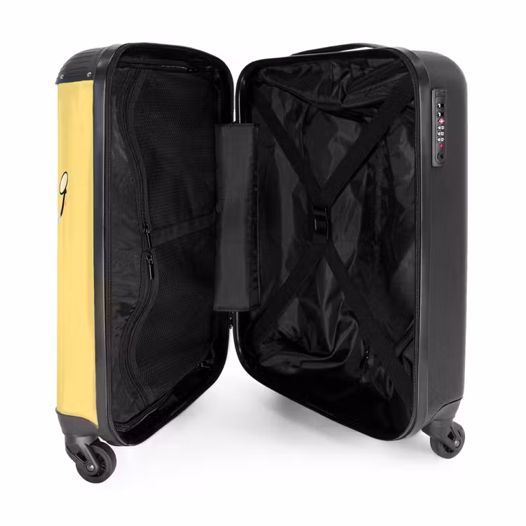 Valise avec nom - Escar-Go - Jaune — 5