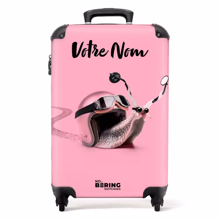 Valise avec nom - Escar-Go - Rose — 1