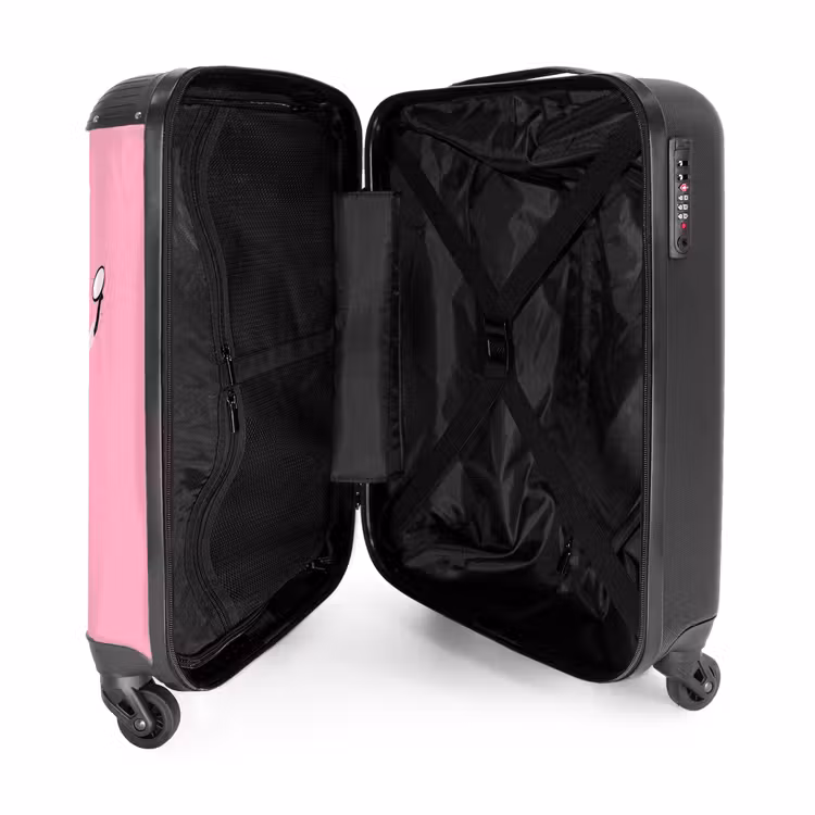 Valise avec nom - Escar-Go - Rose — 5