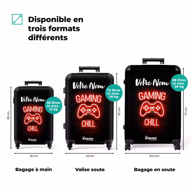 Valise avec nom - Jouer et se détendre — 3