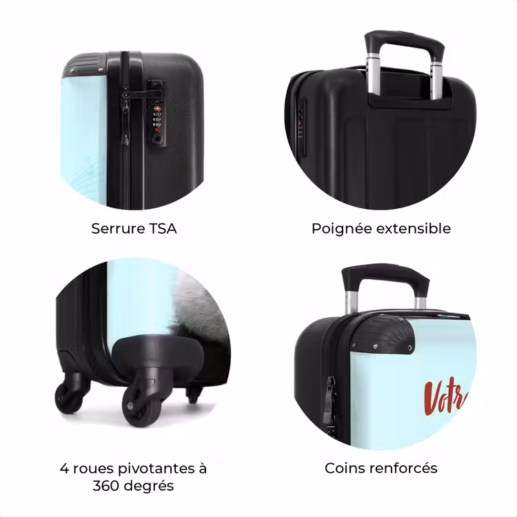 Valise avec nom - Kees le panda — 8