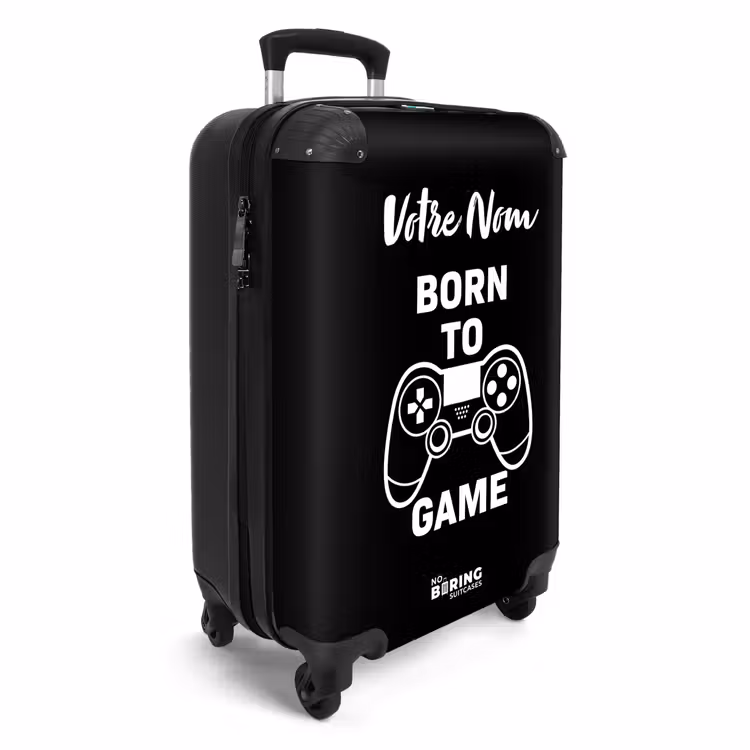 Valise avec nom - Né pour jouer — 2