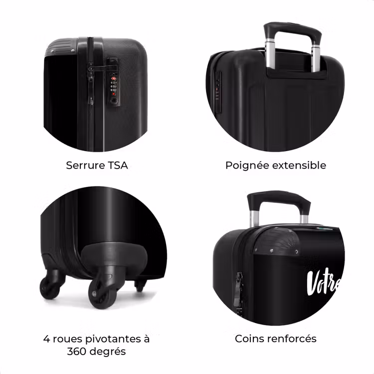 Valise avec nom - Né pour jouer — 8
