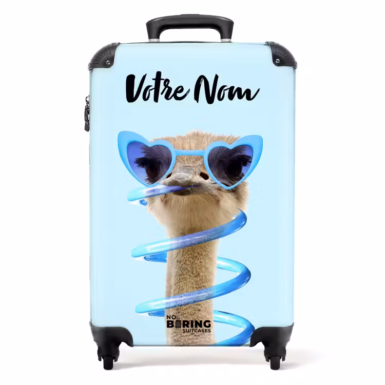 Valise avec nom - Sierk Ostrich Blue — 1