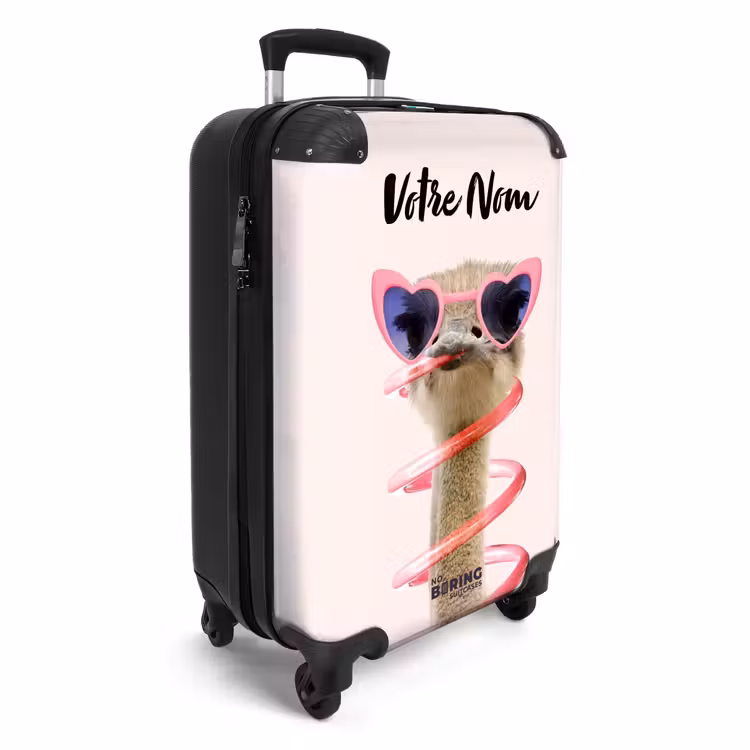 Valise avec nom - Sierk Ostrich Pink — 2