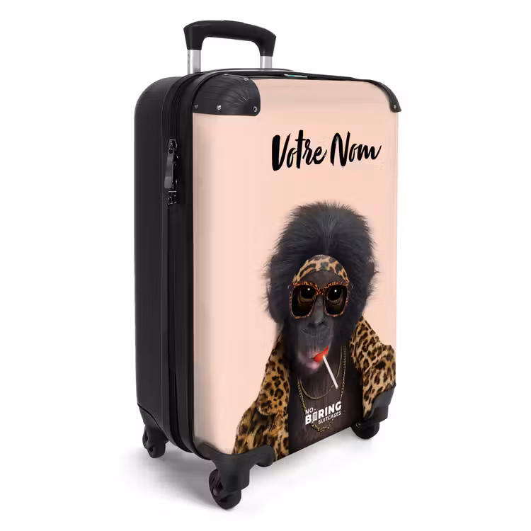 Valise avec nom - Singe avec Loly — 2