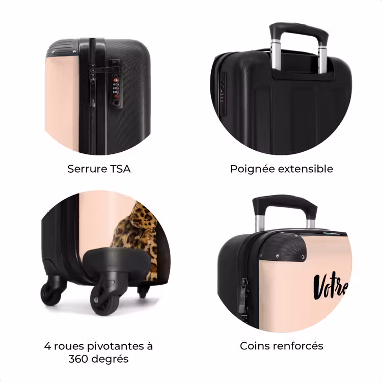 Valise avec nom - Singe avec Loly — 8