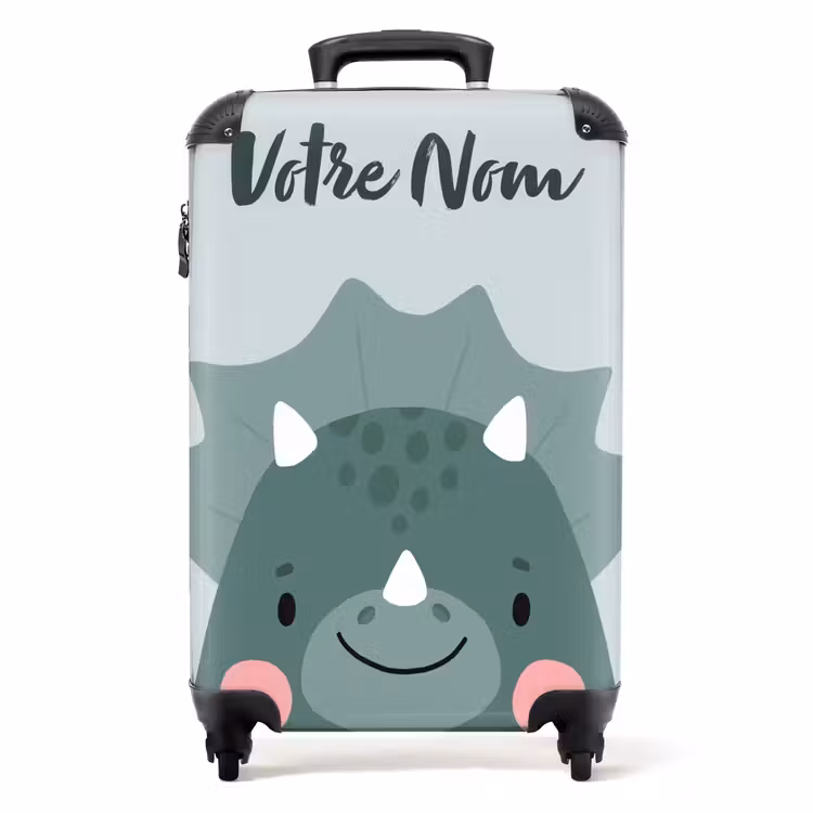 Valise avec nom - Tigo triceratops — 1