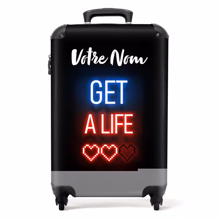 Valise avec nom - Vivre une vie — 1
