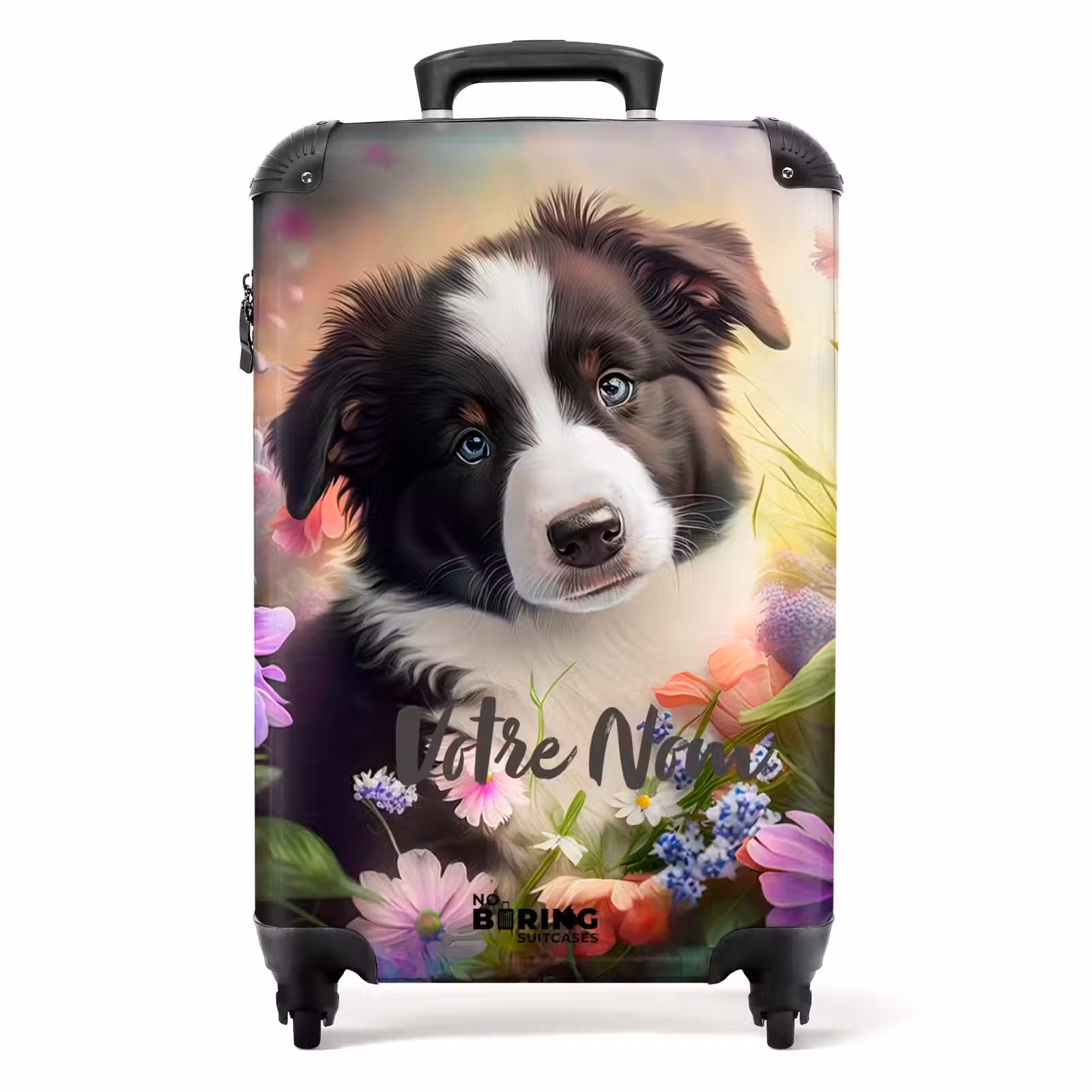 Valise avec nom - Lasse le petit chien — 1