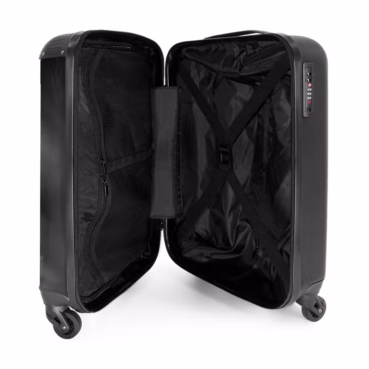 Valise avec nom - Cheval noir au galop — 5