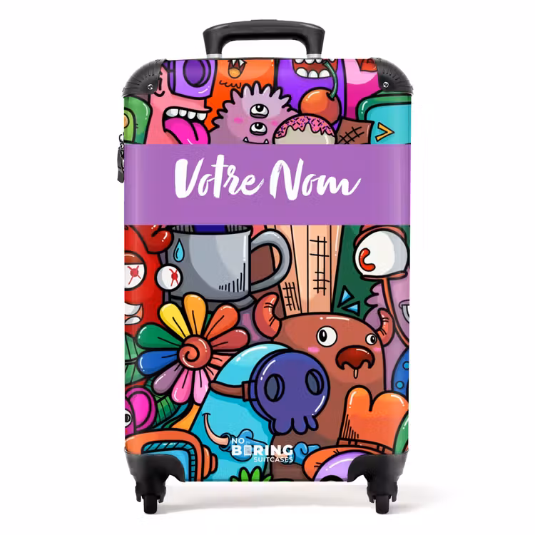 Valise avec nom - Fête des amis des monstres — 1