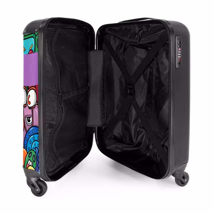 Valise avec nom - Fête des amis des monstres — 5