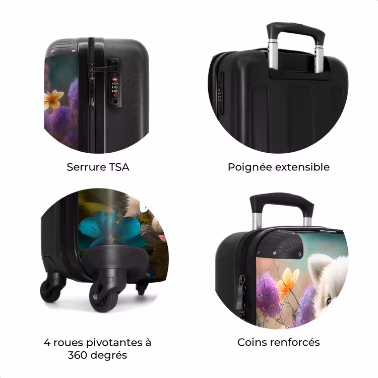Valise avec nom - Fluffy Franky — 8