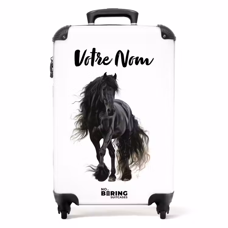 Valise avec nom - Frits, le cheval frison — 1