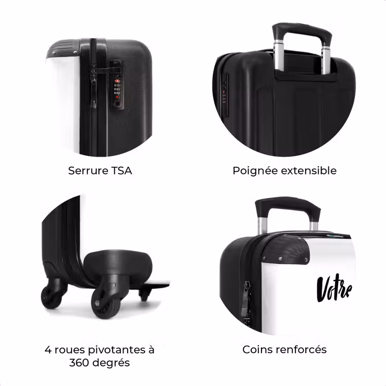 Valise avec nom - Frits, le cheval frison — 8