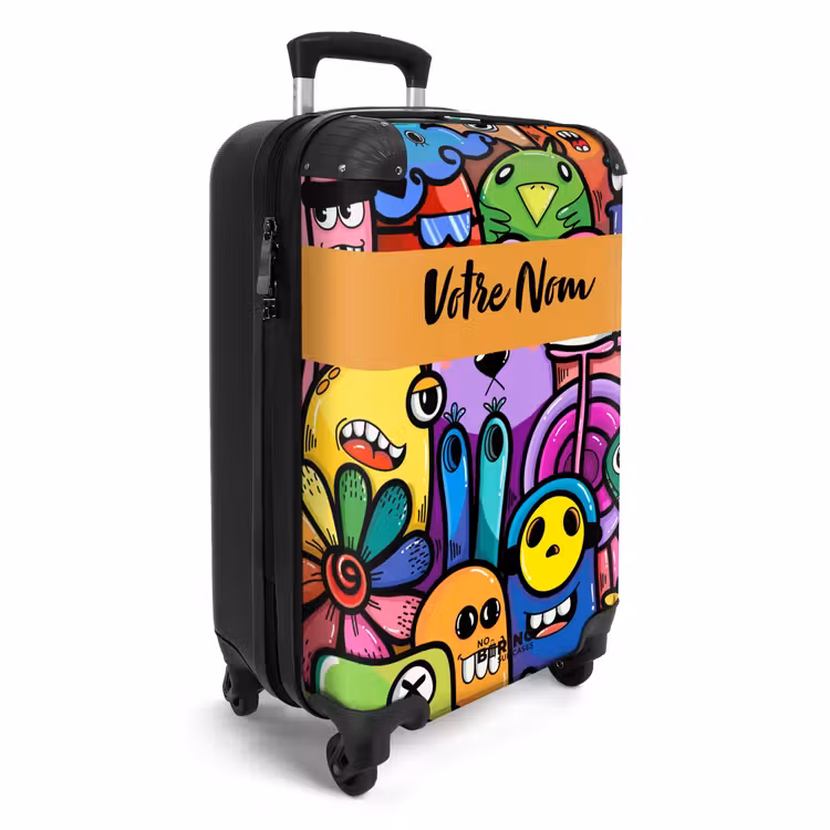 Valise avec nom - Funny Monster Gang — 2