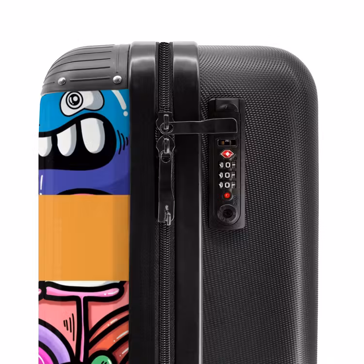 Valise avec nom - Funny Monster Gang — 6