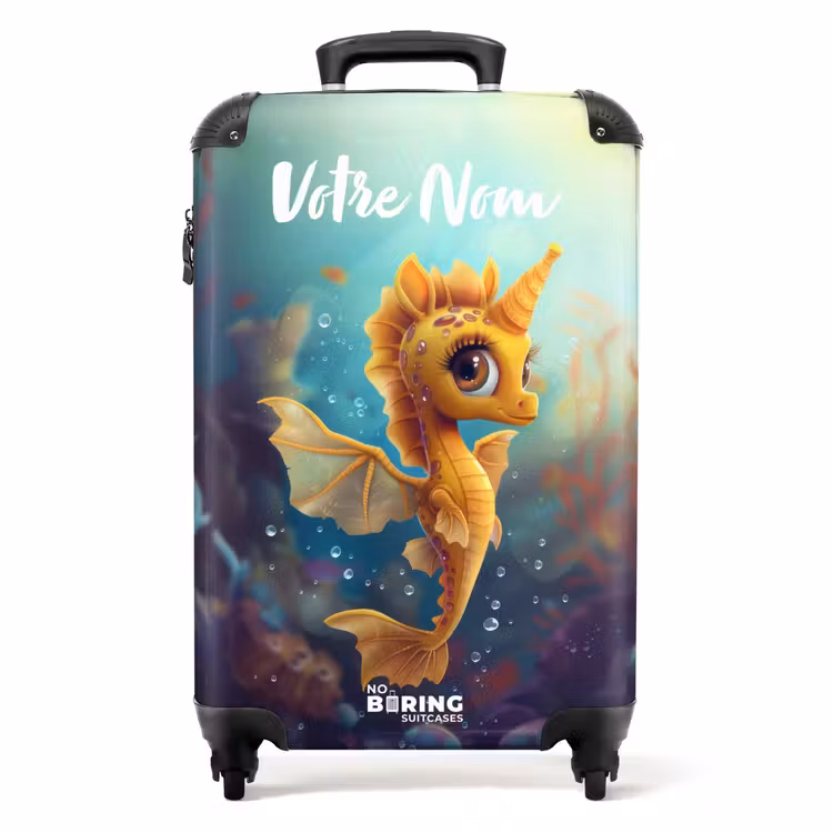 Valise avec nom - Hippocampe Zara — 1