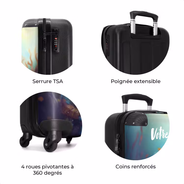 Valise avec nom - Hippocampe Zara — 8