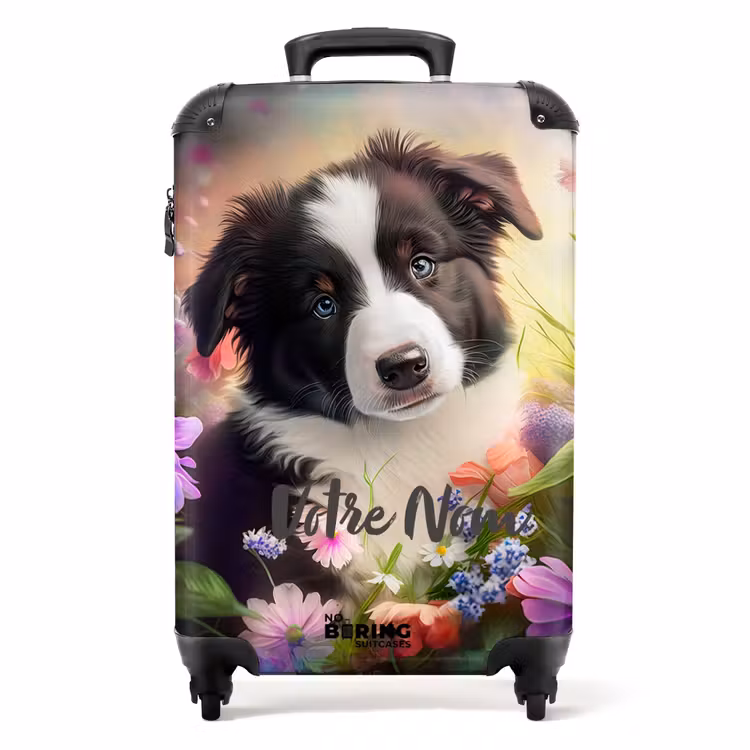 Valise avec nom - Lasse le petit chien — 1