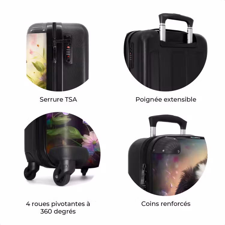 Valise avec nom - Lasse le petit chien — 8
