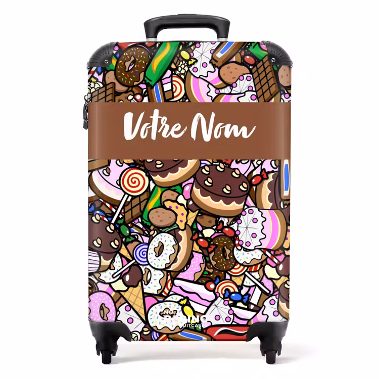 Valise avec nom - Le monde des bonbons — 1