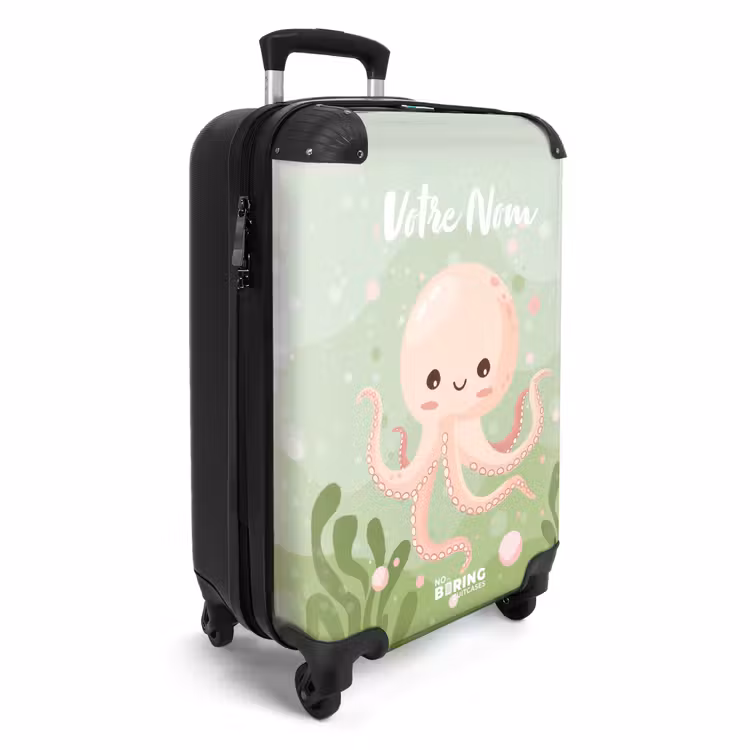 Valise avec nom - Pieuvre Olga — 2