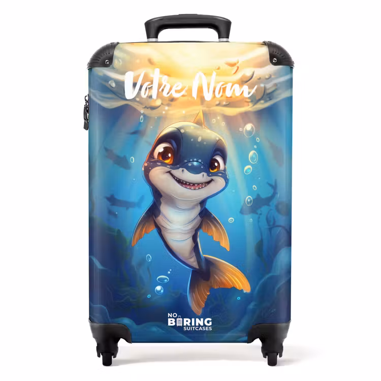 Valise avec nom - Requin Harry — 1