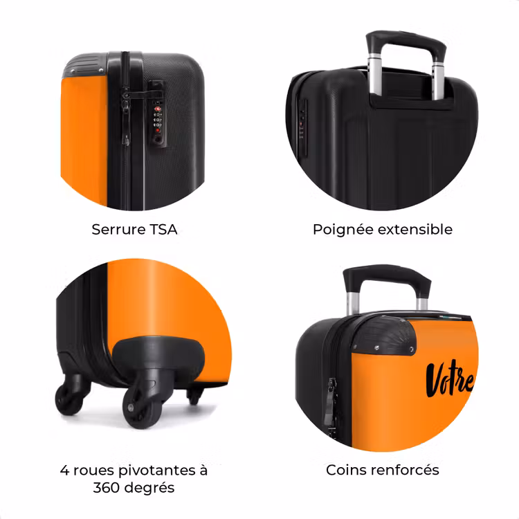 Valise avec nom - Roues arc-en-ciel — 8