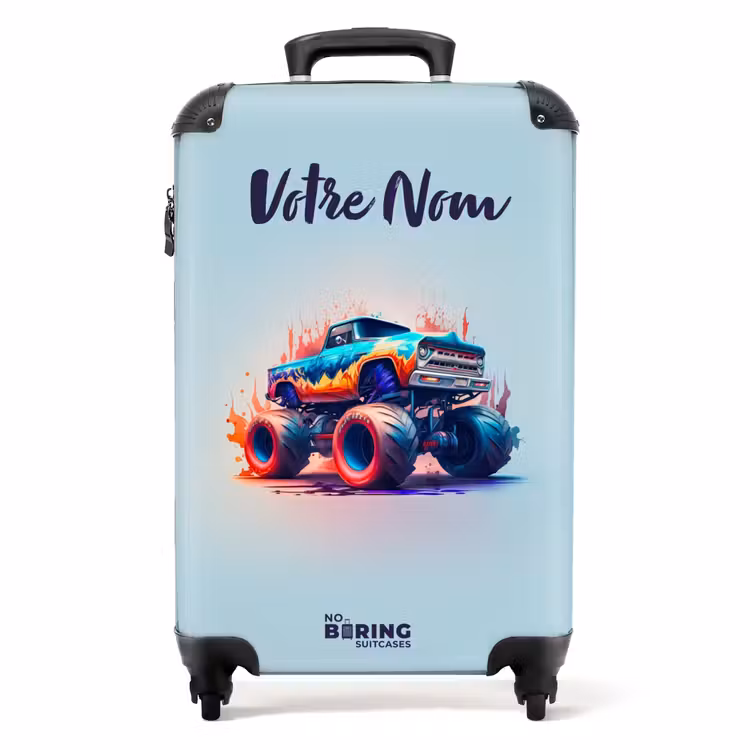 Valise avec nom - Roues féroces — 1