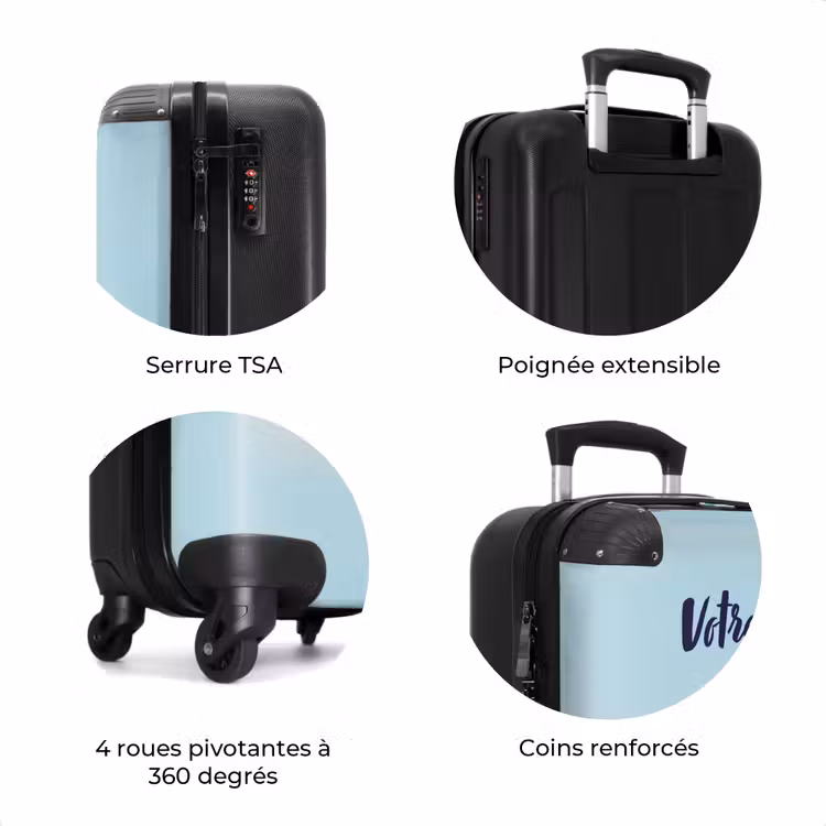 Valise avec nom - Roues féroces — 8