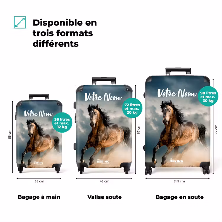 Valise avec nom - Sandy dans la tempête — 3