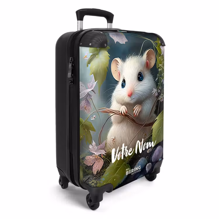 Valise avec nom - Souris Muffin — 2