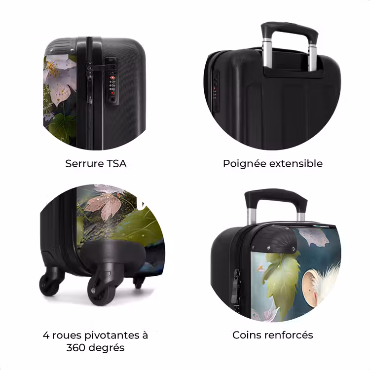 Valise avec nom - Souris Muffin — 8