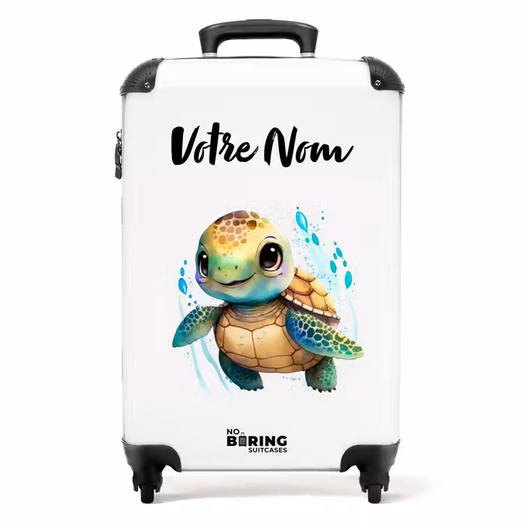 Valise avec nom - Tortue de mer Ziggy — 1