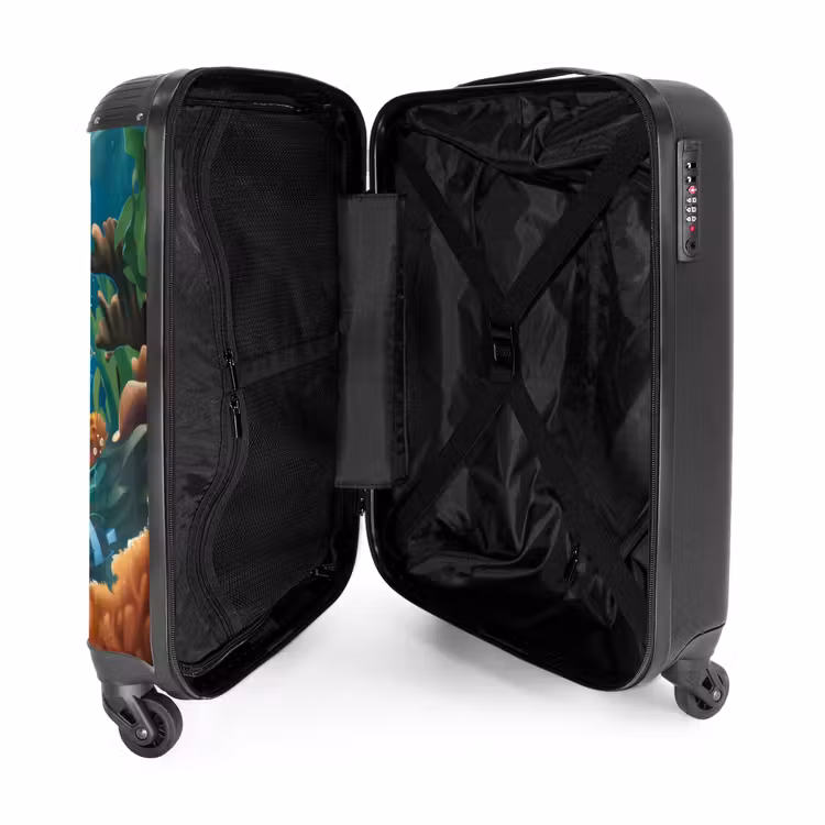 Valise avec nom - Tortue de mer Zippy — 5