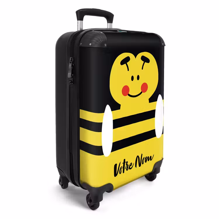 Valise avec nom - Abeille bourdonnante — 2