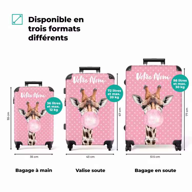 Valise avec nom - Bubblegum Billy — 3