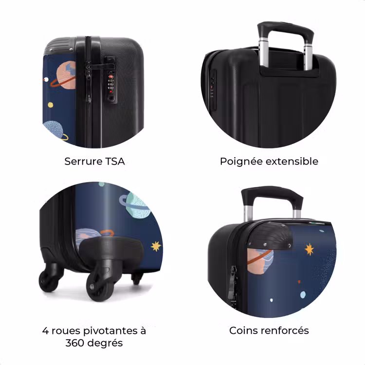 Valise avec nom - Caravane Kosmo — 8