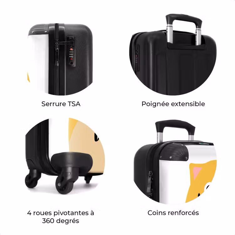 Valise avec nom - Chat Kaatje — 8