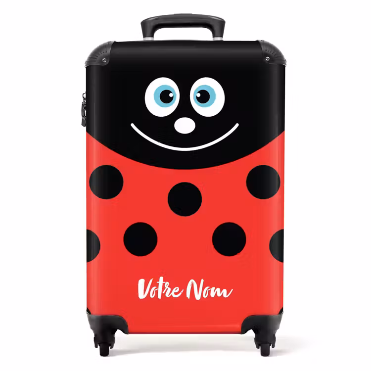Valise avec nom - Coccinelle Lilly — 1