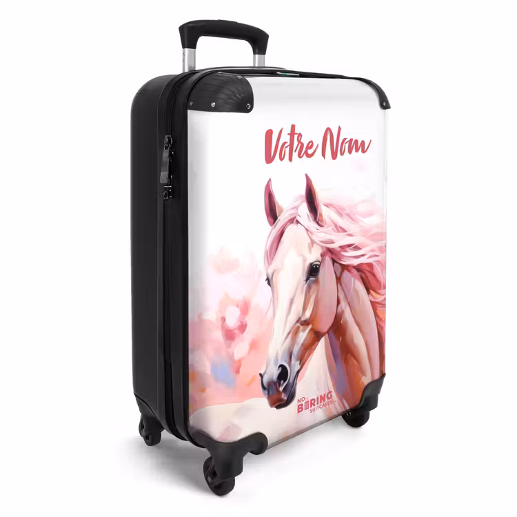 Valise avec nom - Coureur rose — 2