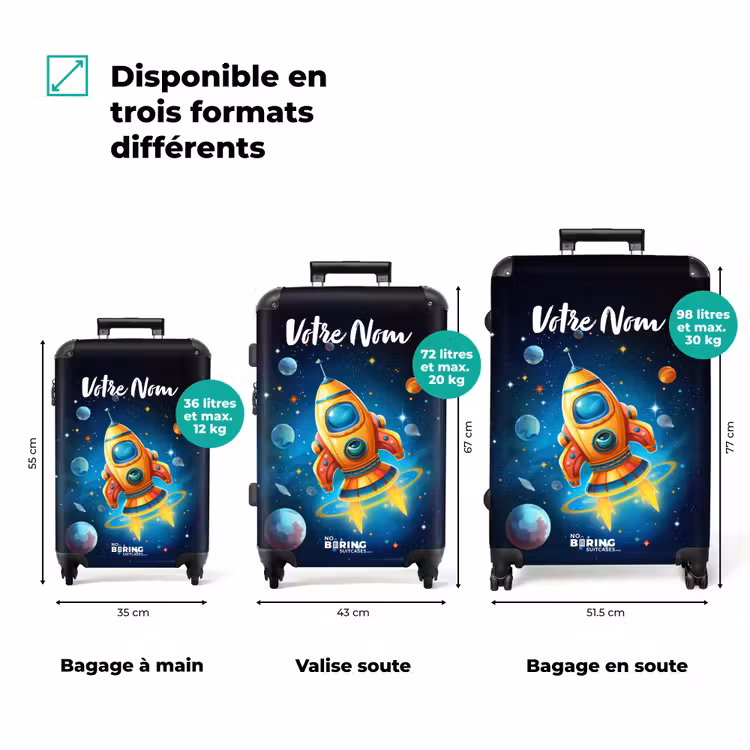 Valise avec nom - Croiseur Comète — 3