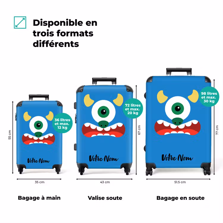 Valise avec nom - Échantillon de Mustafa — 3