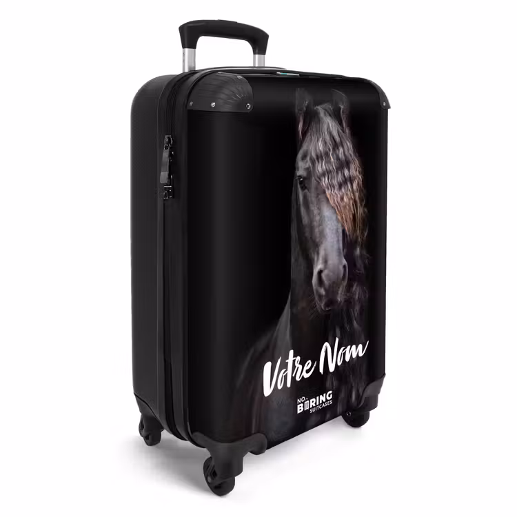 Valise avec nom - Étalon frison — 2