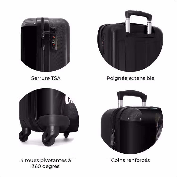 Valise avec nom - Étalon frison — 8